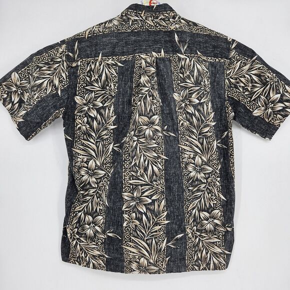 Cooke Street Shirt Mens Large Hawaiian Short Sleeve Floral Button Reverse Print - Picture 5 of 11